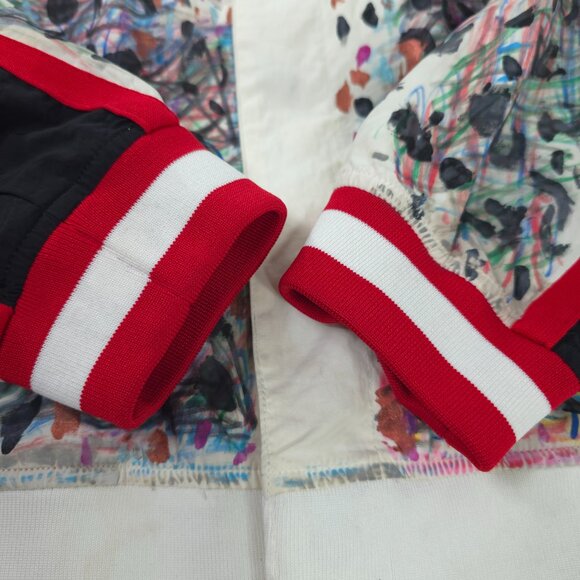 MITCHELL NESS HARDWOOD CLASSICS CHICAGO BULLS 1998-99 WARM-UP JACKET LARGE AS-IS - Picture 7 of 16